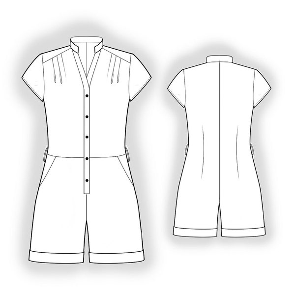 Mens Jumpsuit Pattern Etsy