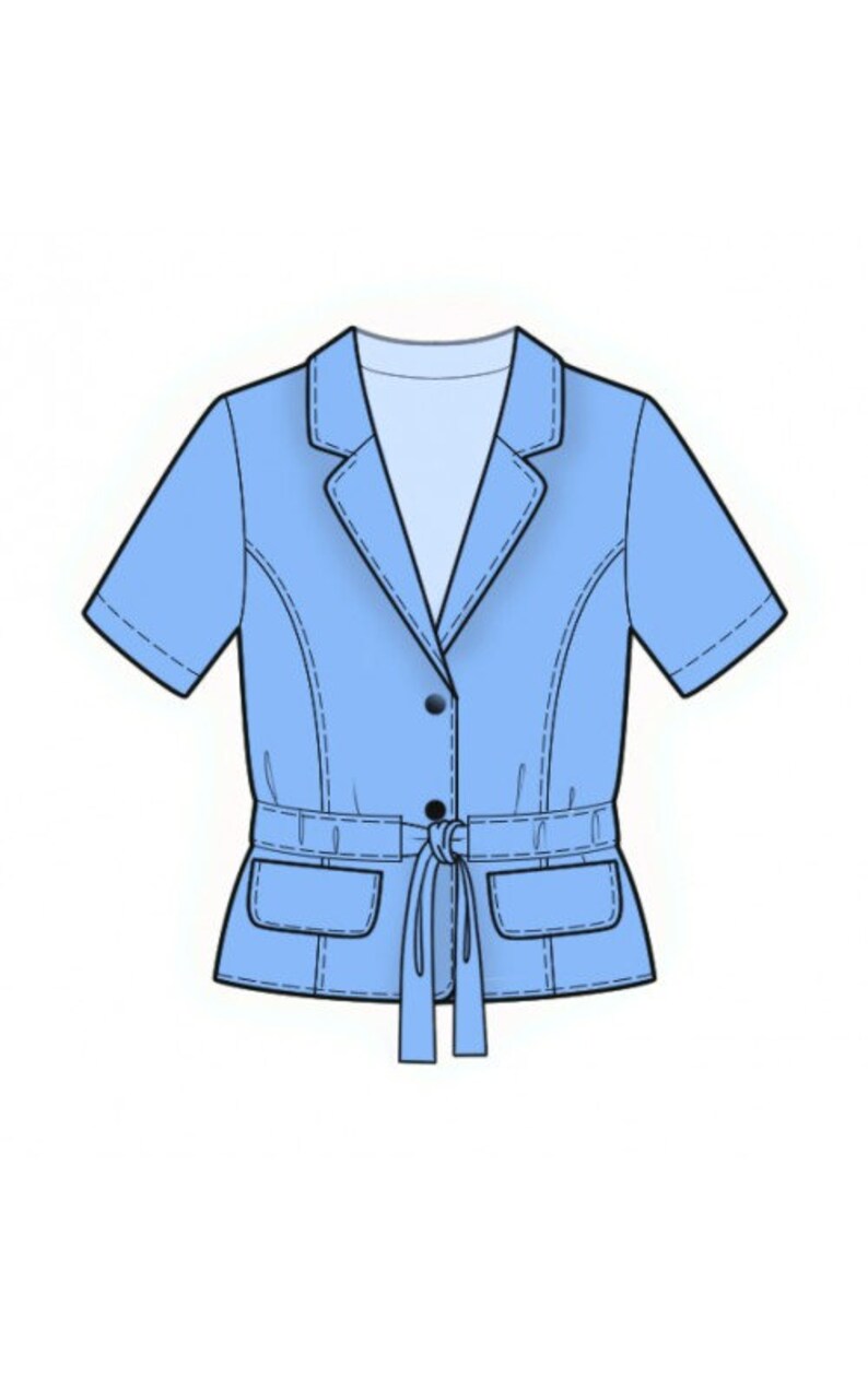 2089 Denim Jacket Sewing Pattern PDF Download S-M-L-XL or | Etsy