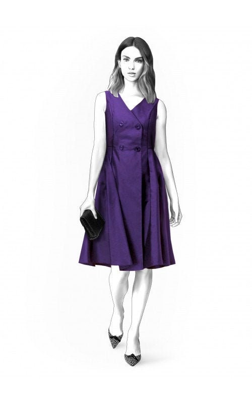 4972 Women's Dress Sewing Pattern PDF - S,M,L,XL / Custom Size ...