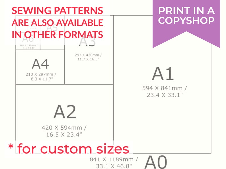 4960 PDF Patron de couture de veste S-M-L-XL ou Patron de couture sur mesure PDF Télécharger image 6