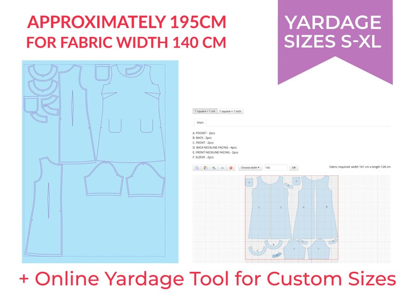 2051 Women's Dress Sewing Pattern PDF - S,M,L,XL / Custom Size ...