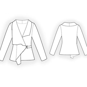 4650 Jacket Sewing Pattern PDF Download, S-M-L-XL or Free Made to ...
