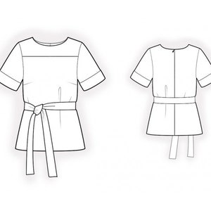 2294 PDF Blouse Sewing Pattern - S-M-L-XL or Made to Measure Sewing ...
