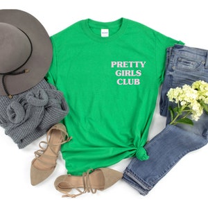 Pretty Girls Club AKA Shirt Pink and Green Soror Gift AKAversary Gift Founders’ Day