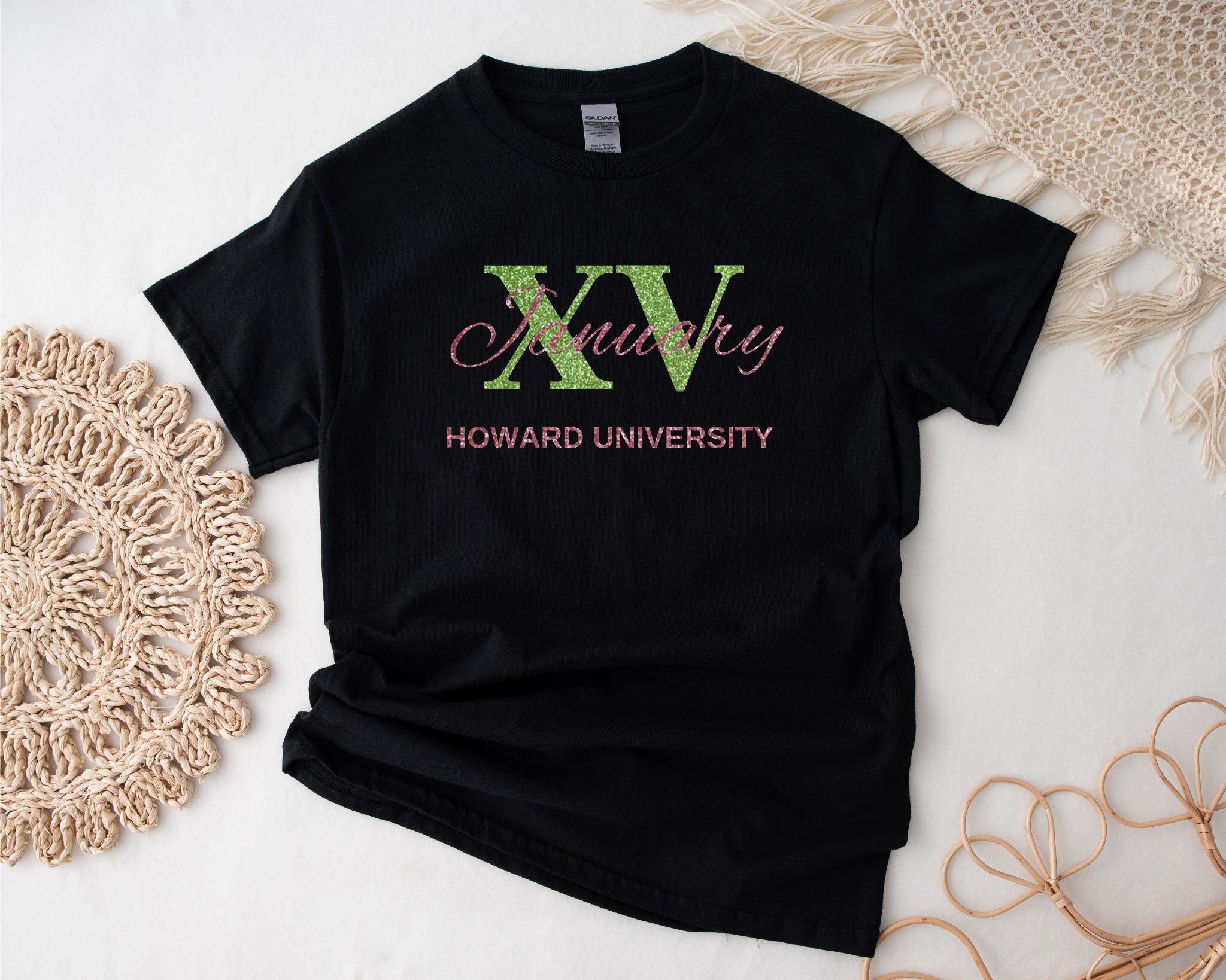 AACA HOWARD UNIVERSITY フード付きTシャツ Aka Howard Shirt - Etsy