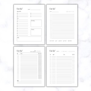 To Do List Bundle to Do List Printable to Do List Digital to Do List ...