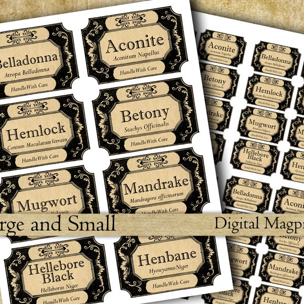 Poison Bottle Label - Etsy