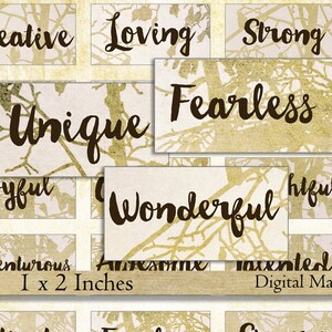 domino images beautiful words quotes digital collage sheet for pendants 1 x 2 inches printable instant download motivational sayings