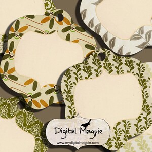 printable blank gift tags to download vintage retro diy digital tag for gifts or scrapbooking