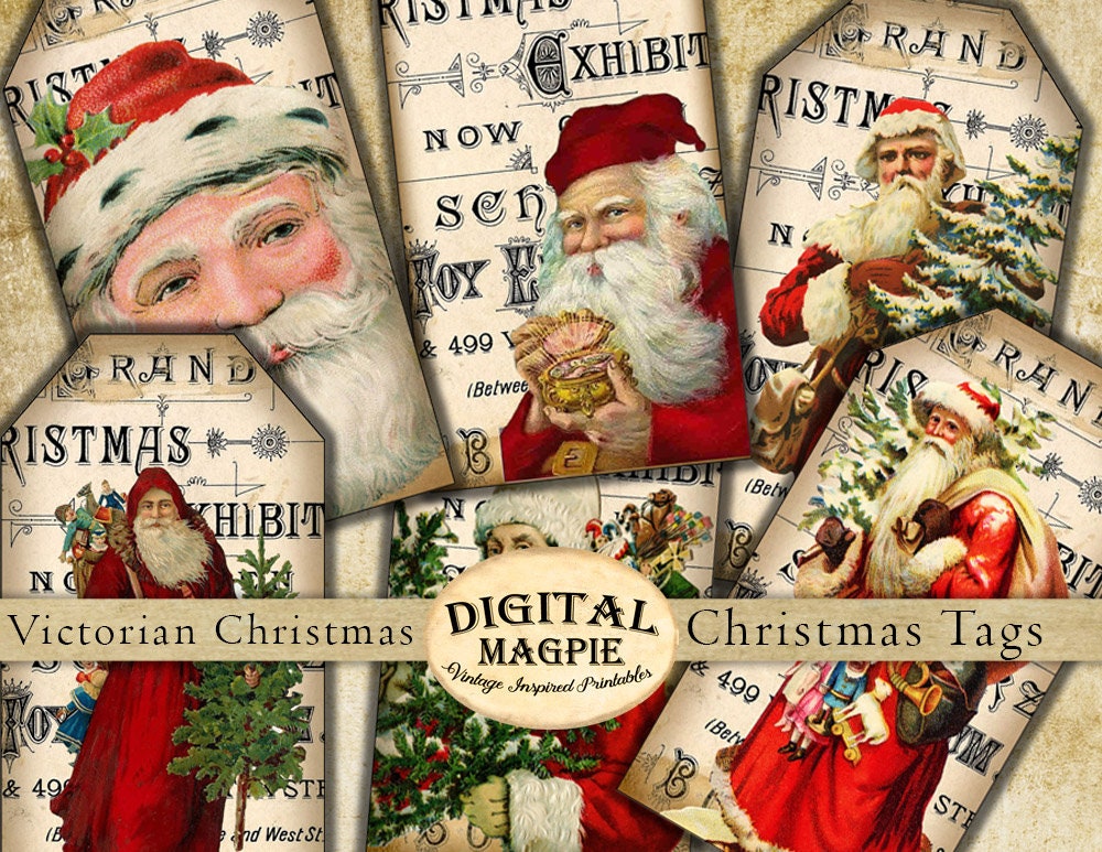 Loads of Ephemera Sticker Book 03: Collection Of Victorian Santa Postcards  Tags, Stamps, Images And Much More | Gag Gifts | Stress Relief Gifts 