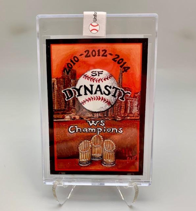 Baseball Card Display Stand for Baseball Cardsbcd Etsy