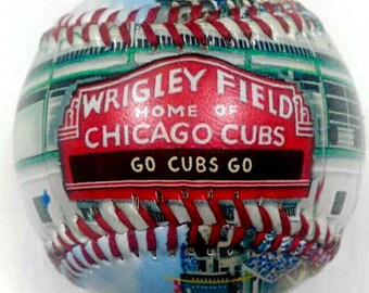 Wrigley Field - Chicago Cubs, Cubs Fan, Baseball Fan Gift, Cubs Fan Gift (SS51)