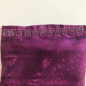 Flax Seed Rest Reiki and Relaxation HERBAL EYE PILLOW in Purple and Pink Tie Dye fabric : Charites Blend image 1