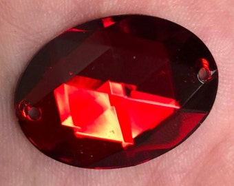 Bow Center Stones for Return to Oz Ruby Red Slippers (set of 2)