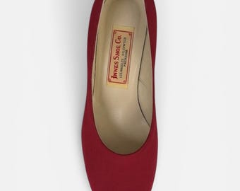 Etiqueta tejida de réplica de Innes Shoe Company para zapatillas Ruby Red de réplica