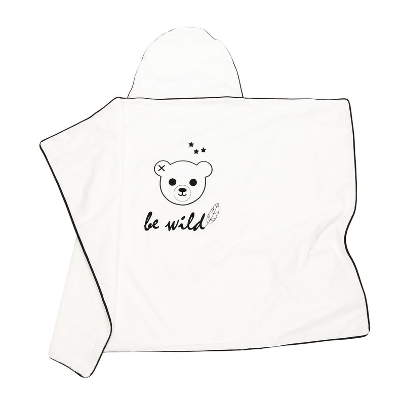 BE-WILD.: Bath towel, impact blanket with hood image 1