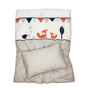 FUCHS & Co.: Children&#39;s bed linen 100x135 with name