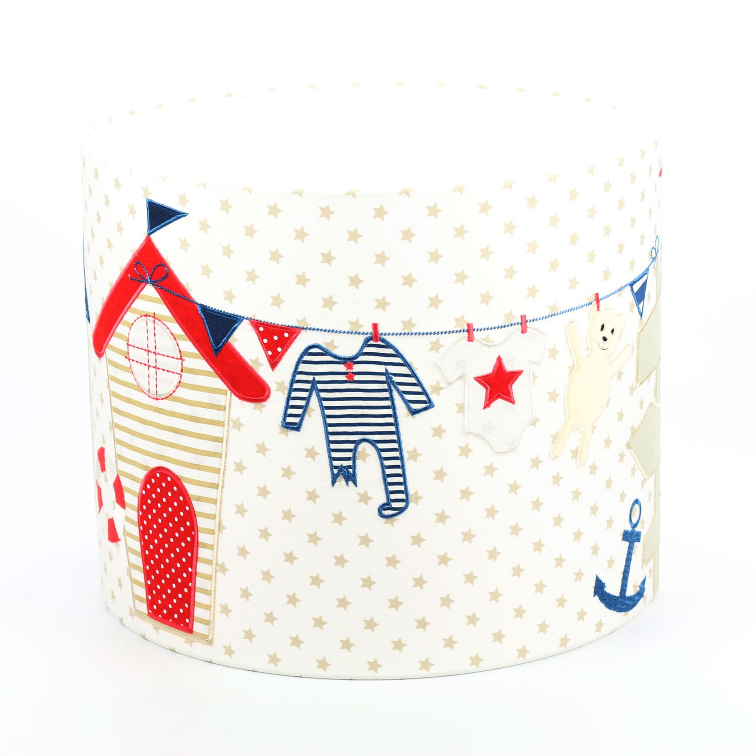 Ø35 XL Lampenschirm STRANDHAUS & Co. Lampe | Etsy