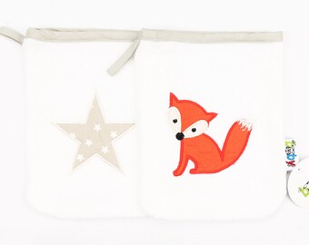 gant de toilette 1 paire : Fox & star