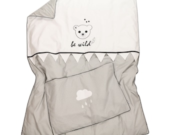 BE-WILD.: Children's bed linen 100x135 for little Indians