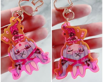 Kaninchenbau 6,5 cm Schlüsselanhänger