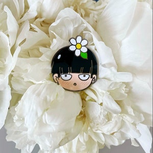 flower boy 30mm pin