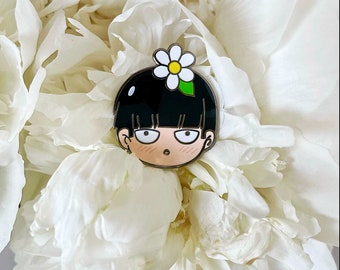 flower boy 30mm pin