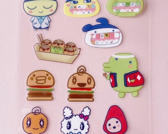 tamagotchi shop Motiv transparentes Stickersheet