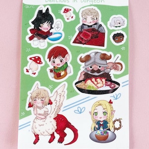 Delish Dunmesh Glitter stickersheet