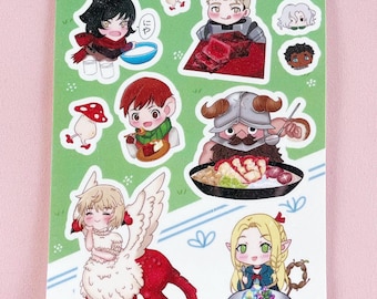 Delish Dunmesh Glitzer Stickerbogen