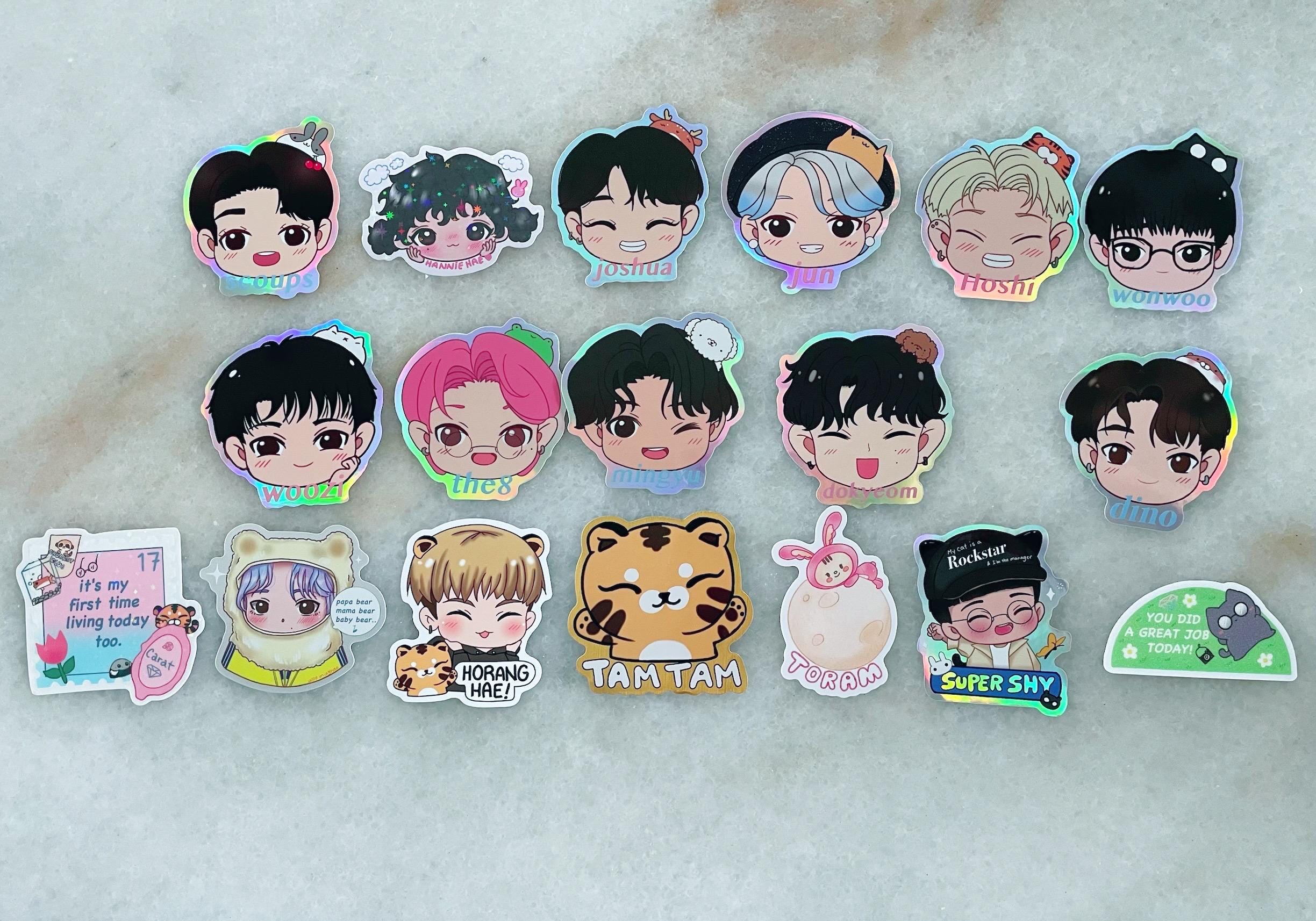 SVT Waterproof Stickers - Etsy
