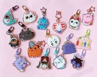 Misc anime 2.1inch mascot chara keychains