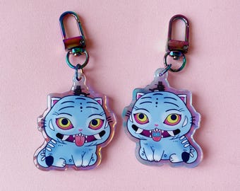 KDH Derpy Tiger Regenbogen Schlüsselanhänger