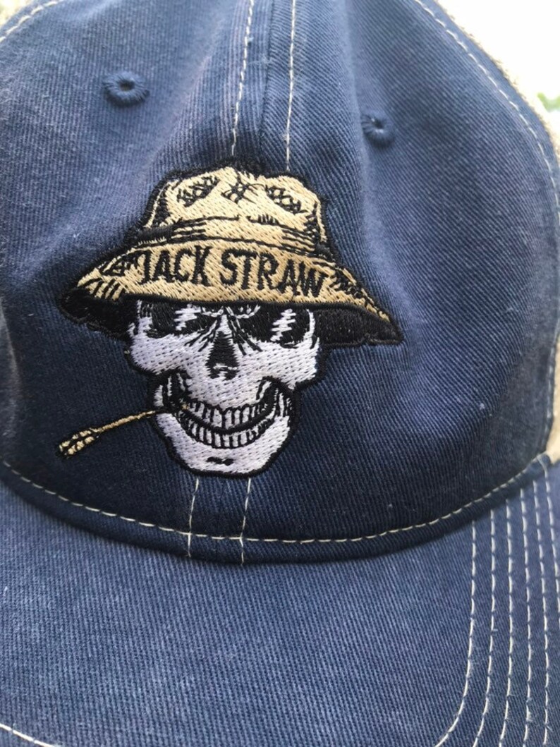 Grateful Dead Jack Straw embroidered hat Etsy