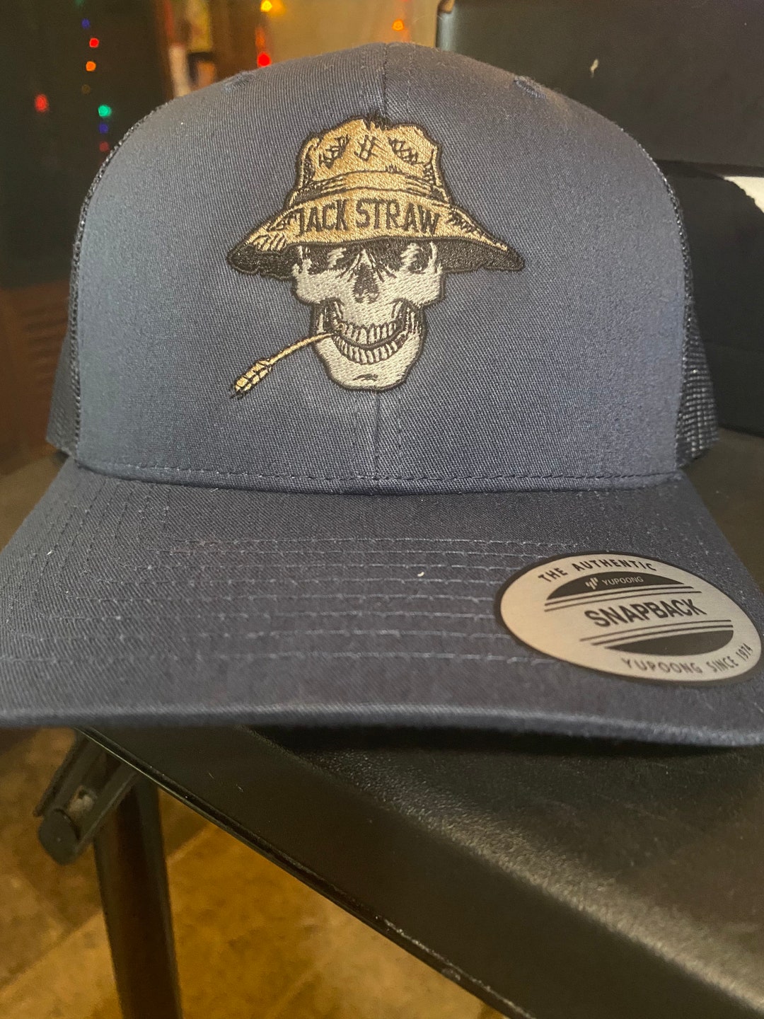 Grateful Dead Jack Straw Embroidered Hat Etsy