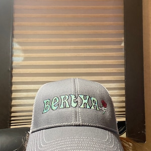 GD inspired Bertha embroidered trucker hat