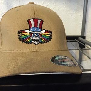 Grateful Dead Uncle Sam embroided fitted  hat