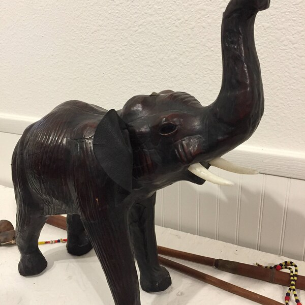 Carved Elephant Tusk Etsy