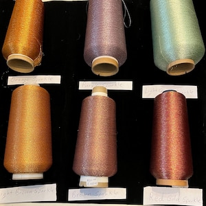 Large Cones of Rare metallic Thread