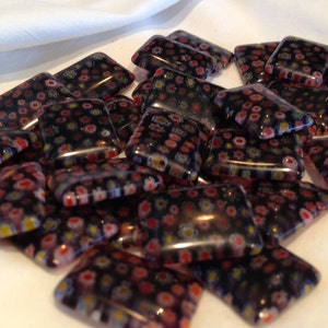 African Floral Glass Trade Beads