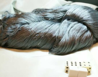 Med Grey Hand Dyed Japanese Silk Thread- Circa 1920's