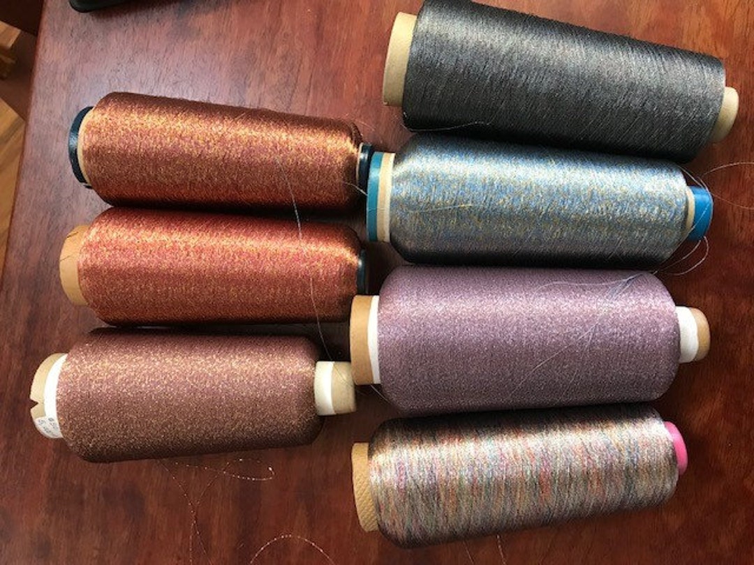 Cones of Rare Metallic Thread - Etsy