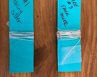 Silver Thread Samples