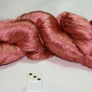 Rose Hand Dyed Japanese Silk Thread- Circa 1920's *