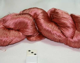 Rose Hand Dyed Japanese Silk Thread- Circa 1920's *