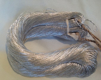 Japanese Vintage Pure Silver Silk Skeins of Thread (Size#3)*