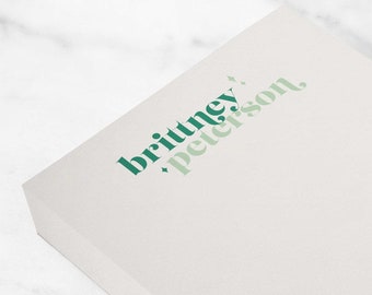 Personalized Retro-Inspired Notepads, Groovy To Do List Memo Pads | WILD STARDUST