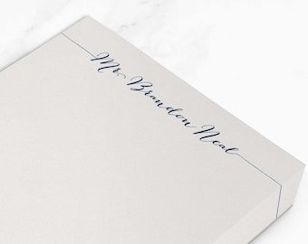 Personalized Stationary Notepads, Gifts for Friends | SIMPLE CALLIGRAPHY