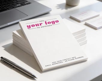 Custom Notepads for Business - Branded Stationary Bulk Pads | ADD YOUR LOGO