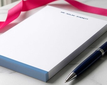 Custom To Do List Notepad - Personalized Stationary, Memo Pad | MODERN BORDER